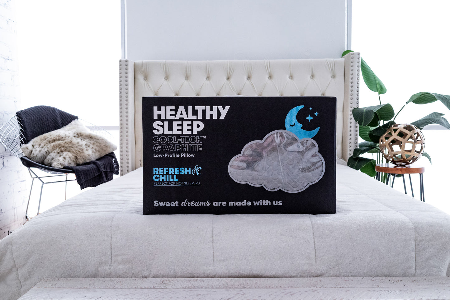Cool-Tech™ Graphite Refresh & Chill Pillow