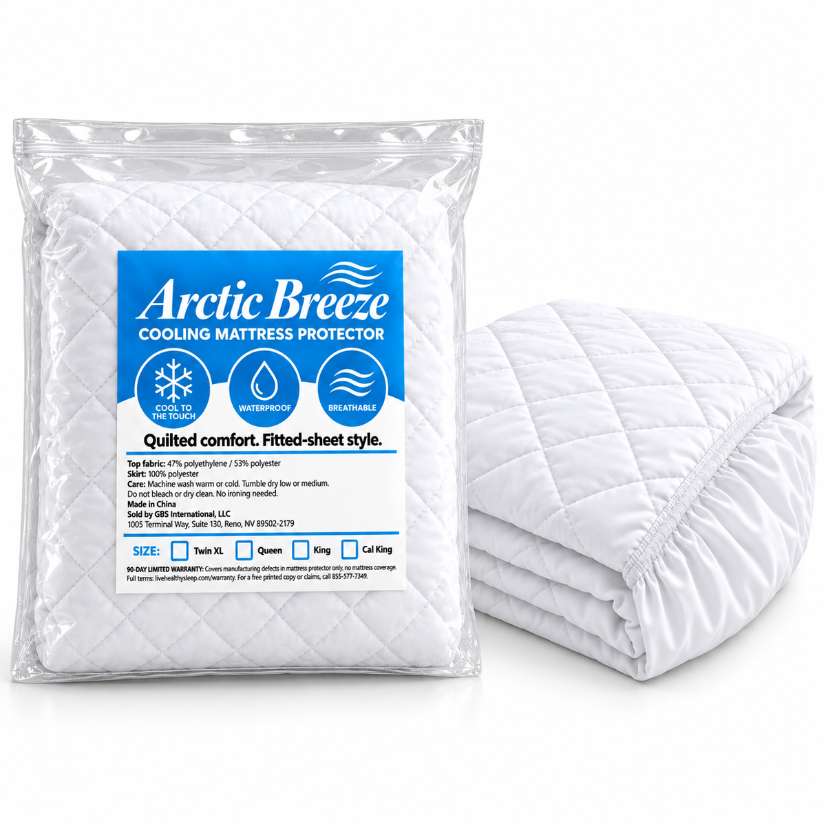 Arctic Breeze™ Cooling Mattress Protector