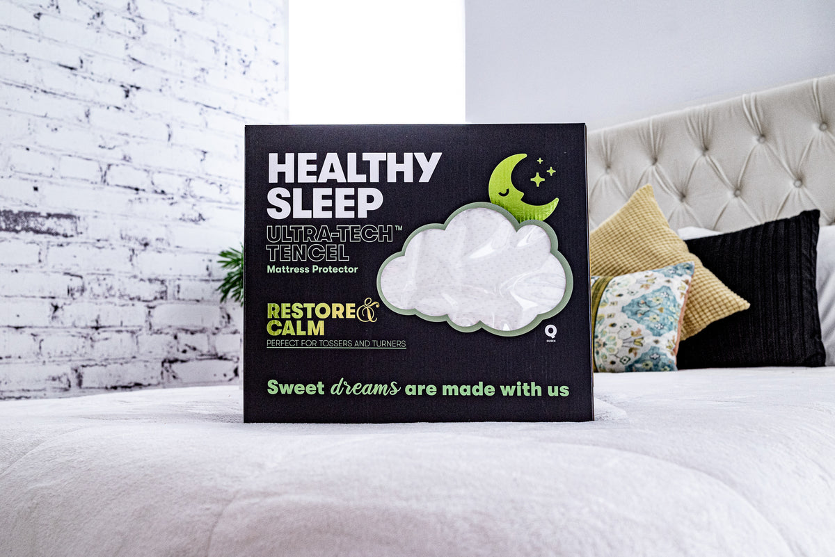 Ultra-Tech‚ Tencel‚ Restore & Calm Mattress Protector – Healthy Sleep™